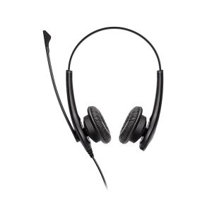 Jabra BIZ 1100 Duo - Auscultadores - no ouvido - com cabo - macaco de 3,5 mm - preto - académico - Certificado para…