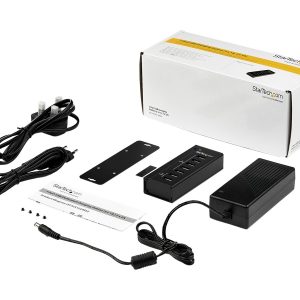Startech 7 Port USB Charging Station with 5x 1A Ports and 2x 2A Ports - Faixa de carregamento + adaptador de energia AC…