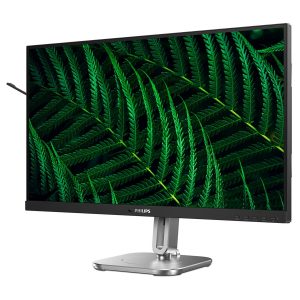 Philips 27B2G5500 - Monitor LED - 27" - 2560 x 1440 QHD @ 100 Hz - IPS - 1500:1 - altifalantes - prata, carvão vegetal