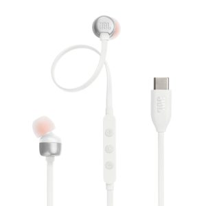 Auriculares Intrauditivos JBL Tune 310C/ con Micrófono/ Blancos