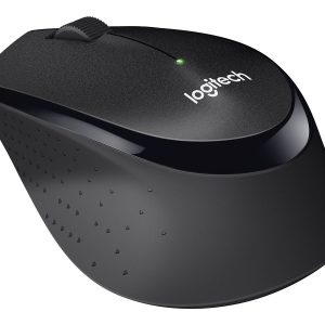 Logitech M330 SILENT PLUS - Rato - 3 botões - sem fios - 2.4 GHz - receptor sem fio USB - preto