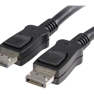 StarTech 2m Certified DisplayPort 1.2 Cable M/M with Latches DP 4k - Cabo DisplayPort - DisplayPort (M) para…