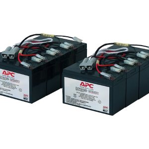 APC Replacement Battery Cartridge #12 - Bateria UPS - 2 bateria x - ácido de chumbo - preto