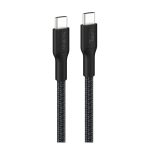 Belkin BoostCharge Pro - Cabo USB - USB-C (M) para USB-C (M) - 3 m - Fornecimento de energia USB (240W), braided - preto