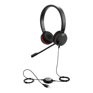 Jabra Evolve 30 II UC stereo - Auscultadores - no ouvido - com cabo - macaco de 3,5 mm