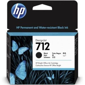 Cartucho Tinta HP 712 Preto 80ml DesignJet