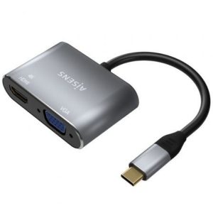 Conversor Aisens A109-0627 HDMI para VGA com USB-C