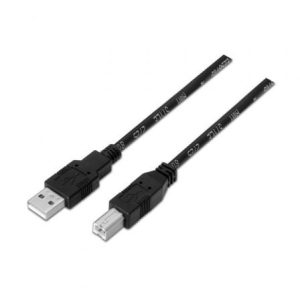 Cabo USB 2.0 Aisens A101-0005 Tipo-B 1m Preto