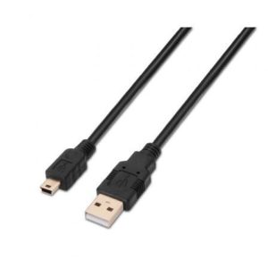 Cabo USB 2.0 Aisens A101-0023 USB-A Mini-USB 50cm