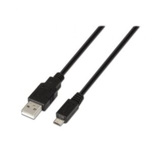 Cabo USB 2.0 Aisens A101-0028 USB-A para Micro-USB 1,8m