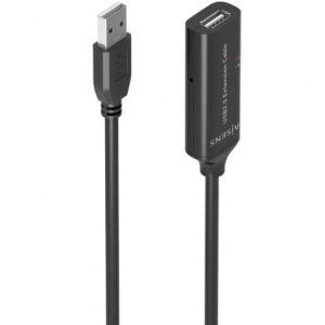 Cabo Alargador USB 2.0 Aisens A101-0916 5m Preto