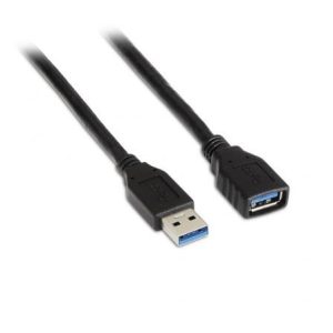 Cabo Alargador USB 3.0 Aisens A105-0041 1m Preto