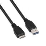 Cabo USB 3.0 Aisens A105-0044/ USB Macho - MicroUSB Macho/ 5Gbps/ 2m/ Preto