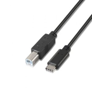 Cabo USB 2.0 Aisens A107-0054 USB-C para USB-B 2m