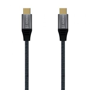 Cabo USB-C 2.0 Aisens A107-0629 100W 2m Cinzento