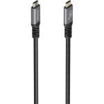 Cabo USB 3.2 Tipo-C Aisens A107-0988/ USB Tipo-C Macho - USB Tipo-C Macho/ Até 100W/ 20Gbps/ 3m/ Preto