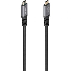 Cabo USB-C 3.2 Aisens A107-0988 20 Gbps 100W 3m