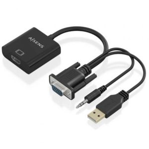 Conversor Aisens A115-0872 SVGA + USB para HDMI 20cm