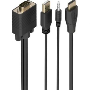 Cabo Conversor Aisens A122-1014 HDMI para VGA 1,5m