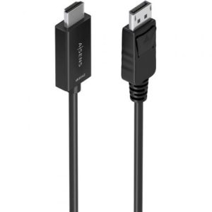 Cabo Conversor Aisens A125-0892 DisplayPort para HDMI 4K 1m