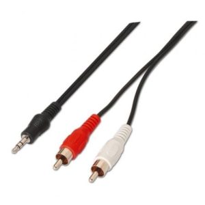 Cabo Áudio Aisens A128-0147 Jack 3.5mm para 2x RCA 1.5m