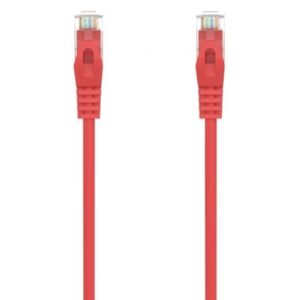 Cabo de Rede RJ45 Cat.6A LSZH 1m Vermelho Aisens A145-0559
