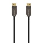 Cabo DisplayPort 1.4 AOC 8K Aisens A155-0607/ DisplayPort Macho - DisplayPort Macho/ 15m/ Pre