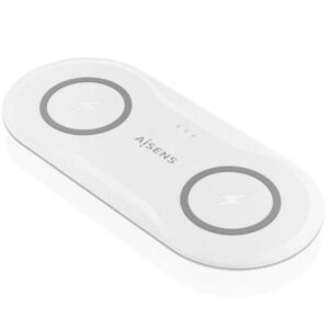 Base de carregamento wireless Aisens ASCH-15W2WC059-W 15W