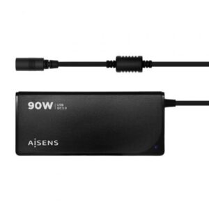 Carregador Portátil Aisens ASLC-90WAUTO-BK 90W