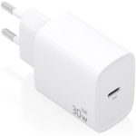 Carregador de Parede GaN Aisens A110-0950/ 1xUSB Tipo-C/ 30W/ Branco
