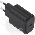 Carregador de Parede GaN Aisens A110-0976/ 1xUSB Tipo-C/ 30W/ Preto