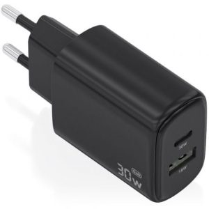 Carregador GaN Aisens A110-0978 USB-C 30W Preto