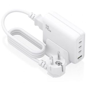 Carregador Aisens ASCH-140W4P055-W 140W GaN 4 Portas