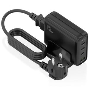 Carregador Aisens ASCH-140W4P056-BK 140W GaN