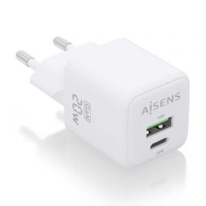 Carregador de Parede Aisens ASCH-20W2P010-W 20W