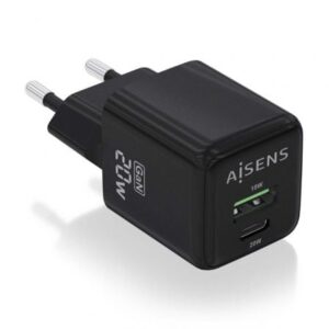 Carregador de Parede Aisens ASCH-20W2P011-BK 20W