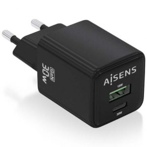 Carregador de Parede Aisens GaN 30W USB-C e USB
