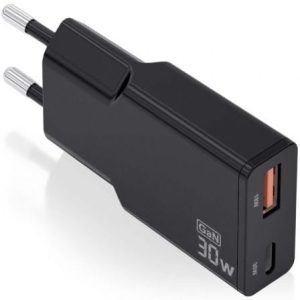 Carregador de Parede Aisens ASCH-30W2P047-BK 30W