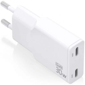 Carregador de Parede Aisens ASCH-30W2P048-W 30W USB-C