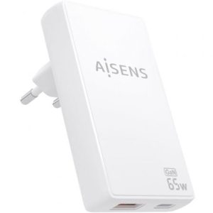 Carregador de Parede Aisens ASCH-65W2P076-W 65W