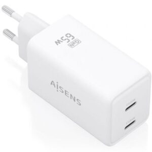 Carregador de Parede Aisens ASCH-65W2P078-W 65W 2xUSB-C