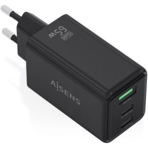 Carregador de Parede Aisens ASCH-65W3P073-BK 65W