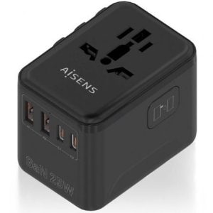 Carregador de Parede Universal Aisens ASPS-2A2C08-BK 25W