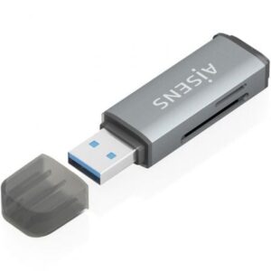 Leitor de Cartões Externo Aisens ASCR-2A09-GR USB 3.1