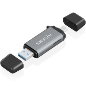 Leitor de Cartões Externo Aisens ASCR-2AC11-GR USB 3.1