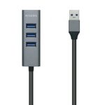Hub USB 3.0 Aisens A106-0507/ 4xUSB/ Cinzento