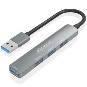 Hub USB 3.0 Aisens A106-0859 4 Portas Cinzento