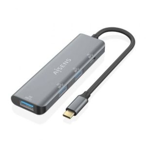 Hub USB Tipo-C Aisens A109-0762 — 3xUSB + 1xUSB-C
