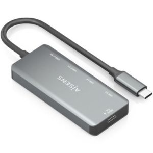 Hub USB Tipo-C Aisens A109-0946 – 5 Portas