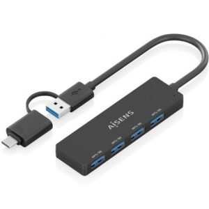 Hub USB Aisens A109-0987 — 4 Portas USB 3.1
